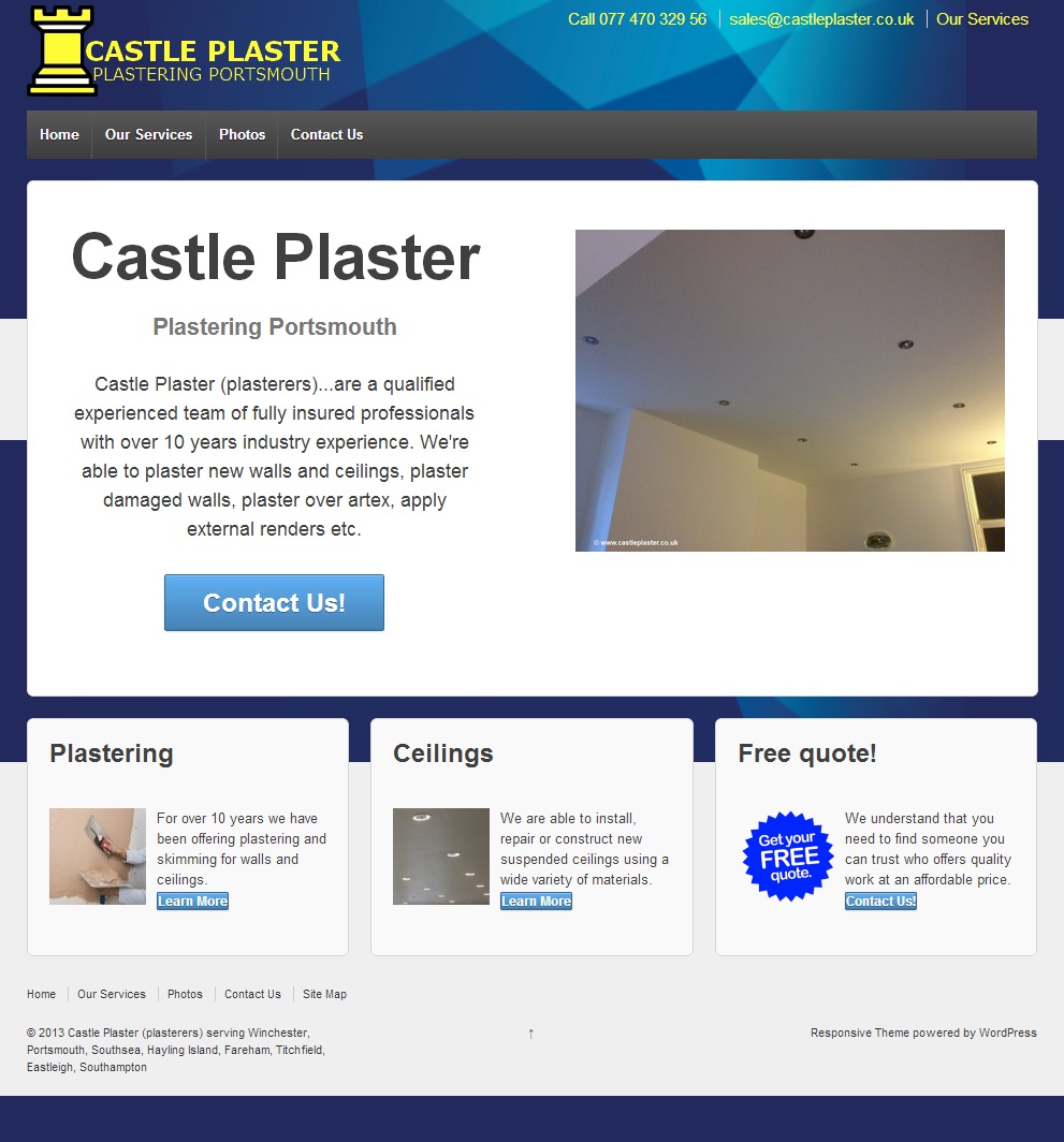 Castle Plaster | plastering in Portsmouth