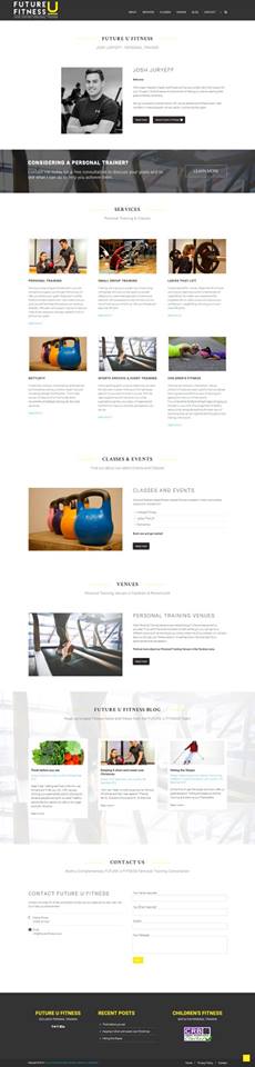 Future U Fitness Fareham Personal Trainer website